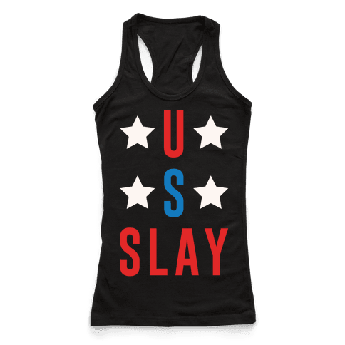 U S Slay - Racerback Tank Tops - HUMAN