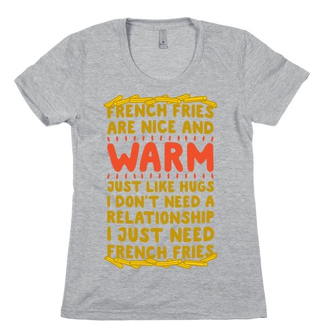 French Fry Love Womens T-Shirt