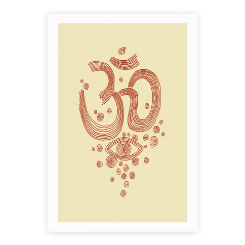 Om And Eye Poster