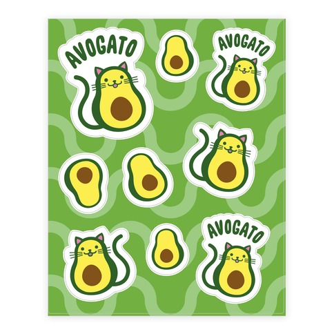 Avogato Stickers and Decal Sheet