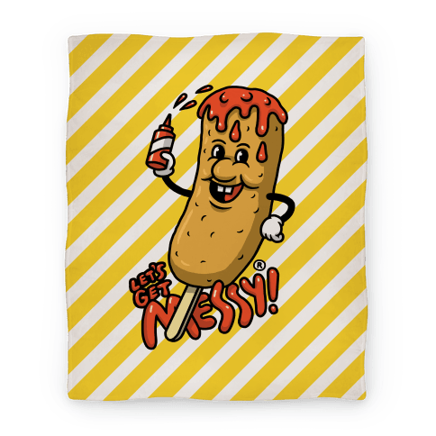 Let's Get Messy Corndog Blanket - Blanket - HUMAN