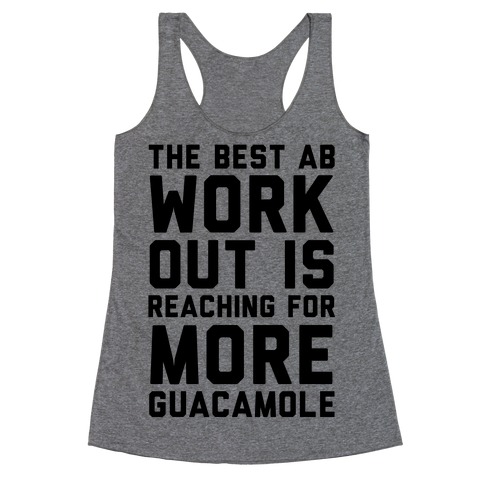 The Best Ab Work Out Racerback Tank Top
