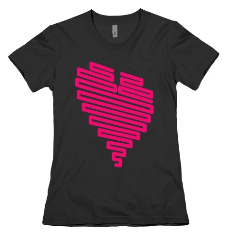 Neon Heart Womens T-Shirt