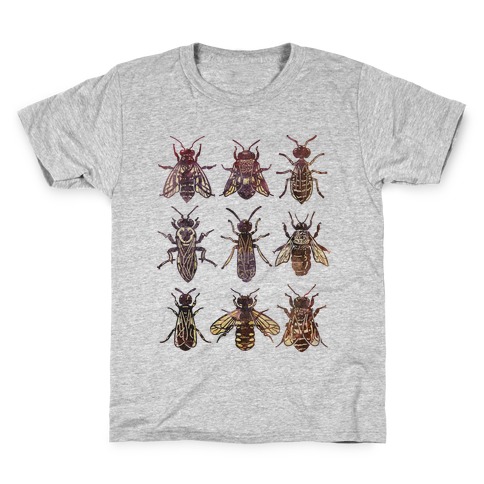 Bee Species Kids T-Shirt