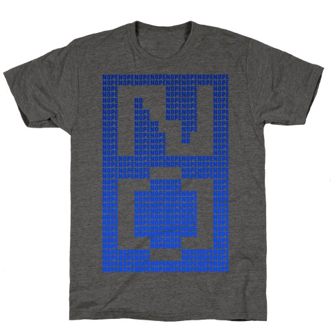 Nope Ascii Art T-Shirt