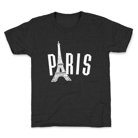 Paris (on dark) Kids T-Shirt