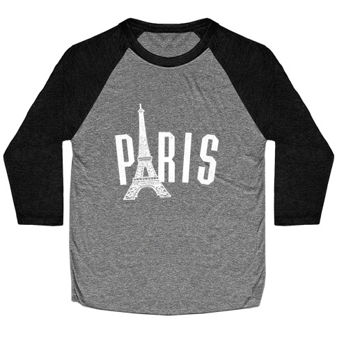 Paris (on dark) Baseball Tee
