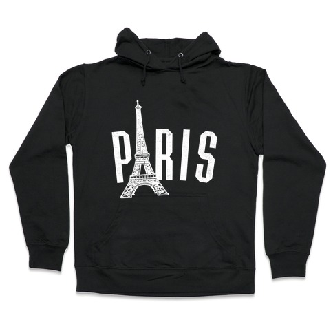Paris (on dark) Hooded Sweatshirt