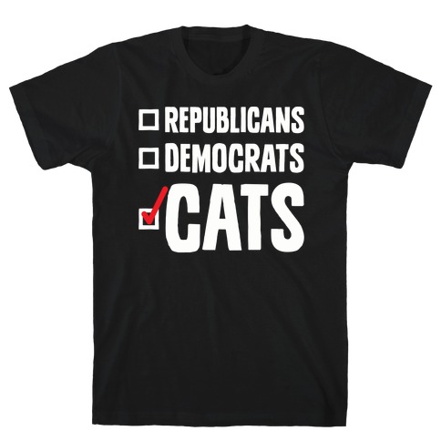 Republicans Democrats Cats T-Shirt