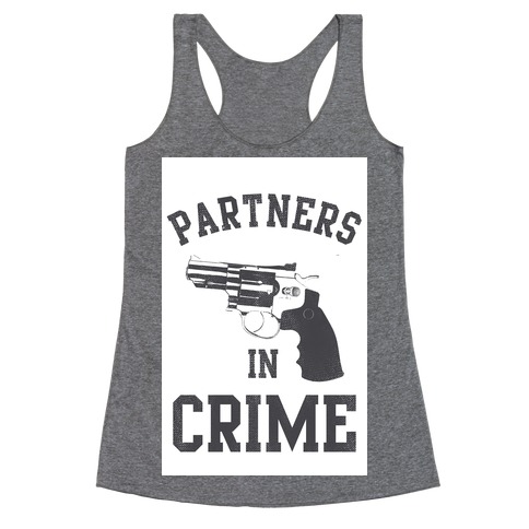 Partners in Crime Vintage (Right) Racerback Tank Top
