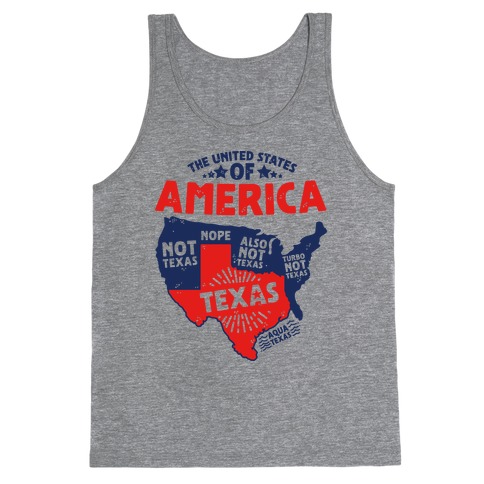 United States of Texas Tank Tops | LookHUMAN