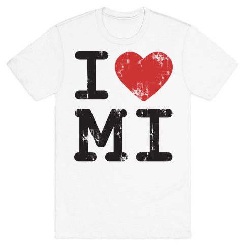 I Love Michigan T-Shirt