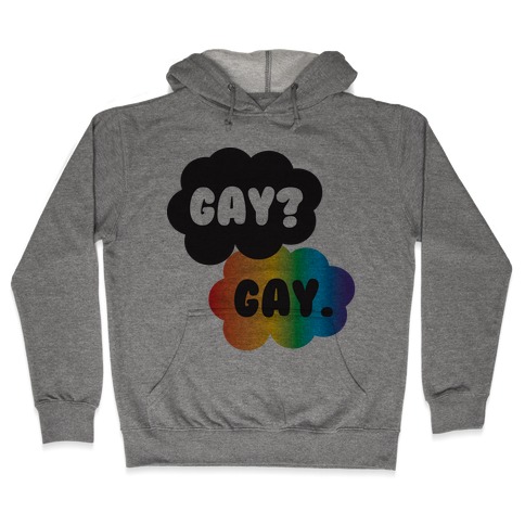 Gay? Gay. Hooded Sweatshirt