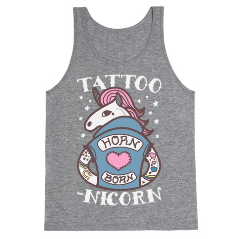 Tattoo-nicorn Tank Top