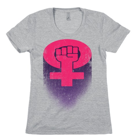 Feminism Symbol Womens T-Shirt