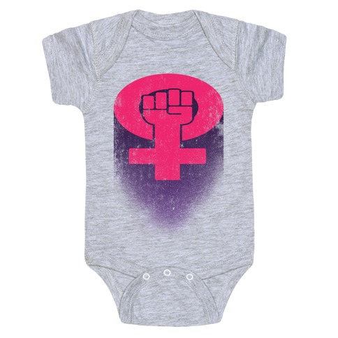 Feminism Symbol Baby One-Piece