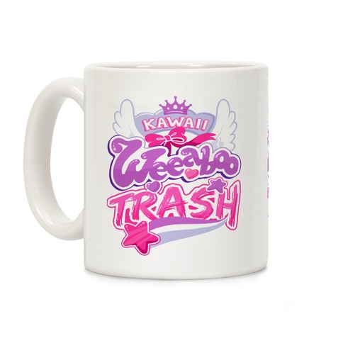 Kawaii Weeaboo Trash Anime Logo Coffee Mug