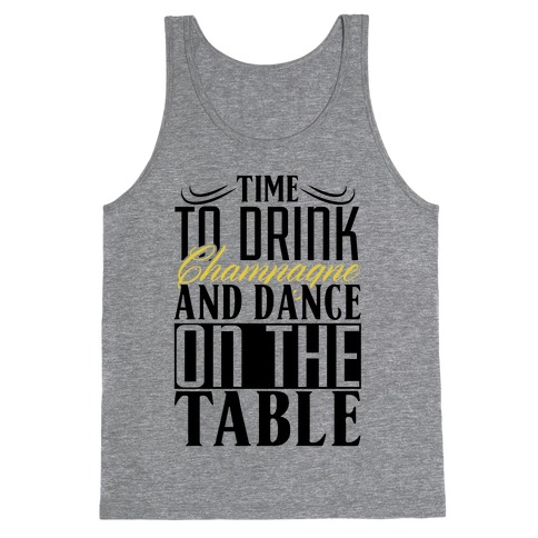 Champagne Drinking Tank Top