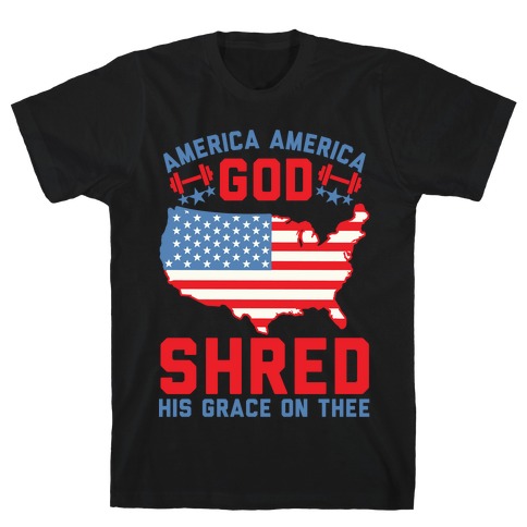 America America God Shred His Grace On Thee T-Shirt