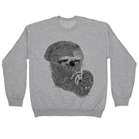 Dank Sloth (Black and White) Pullover