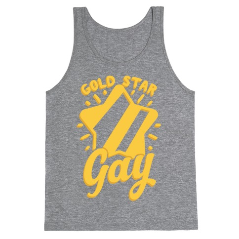 Gold Star Gay Tank Top