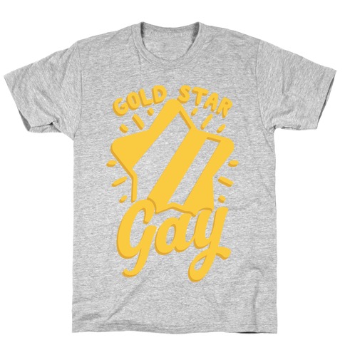 Gold Star Gay T-Shirt