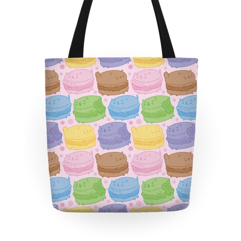 Cat Macarons Totes | LookHUMAN