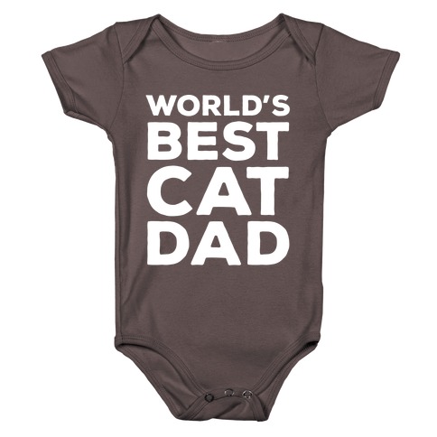 World's Best Cat Dad Baby One-Piece