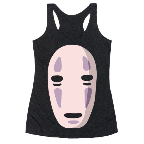 No Face Racerback Tank Tops | LookHUMAN