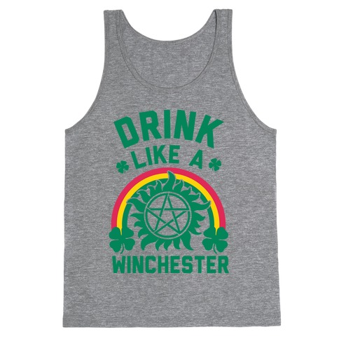Drink Like A Winchester (St. Patrick's Day) Tank Top