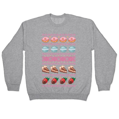 Ugly Dessert Sweater Pattern Pullover