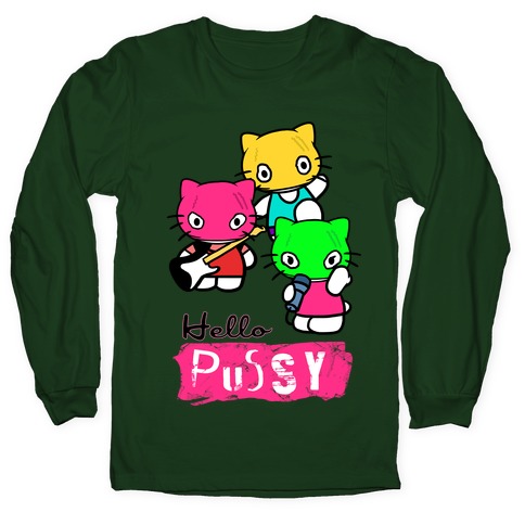 Punk Style Hello Kitty Printed T-Shirt