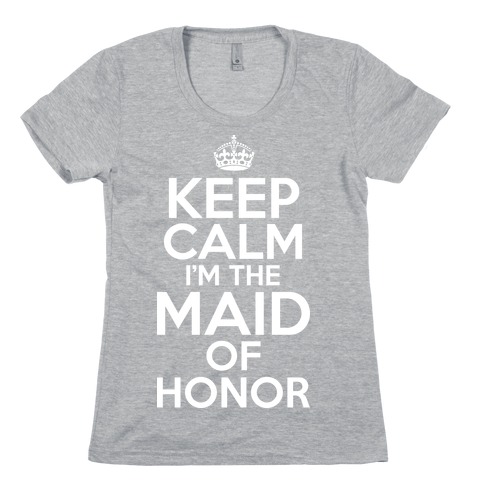 maid of honour t shirt