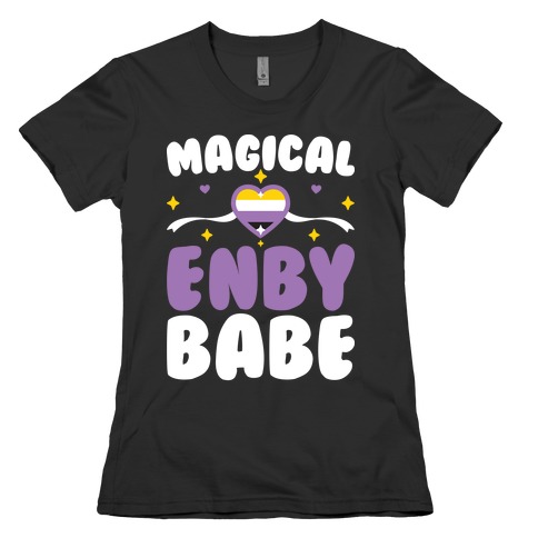 Magical Enby Babe Womens T-Shirt