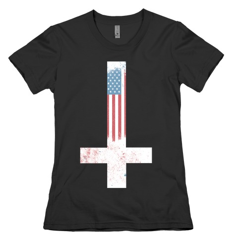 Satanic America Womens T-Shirt