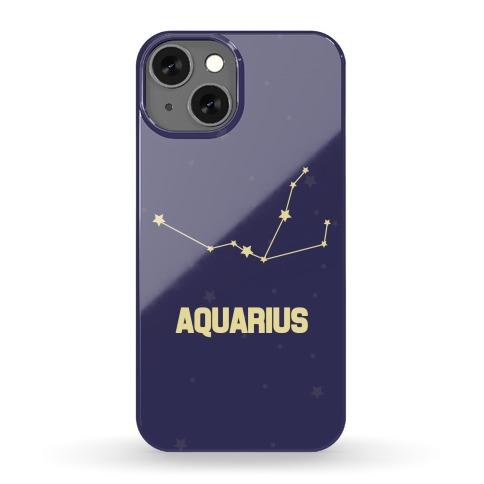 Aquarius Horoscope Sign Phone Case