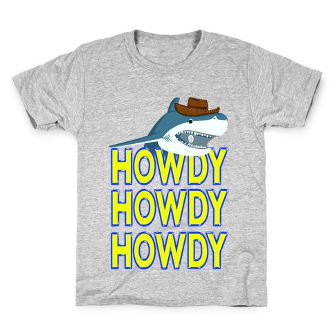 Howdy Shark Kids T-Shirt