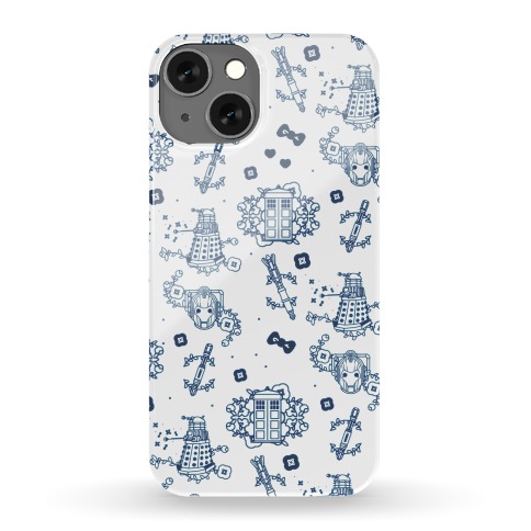 Doctor Who Pattern Toile Phone Case