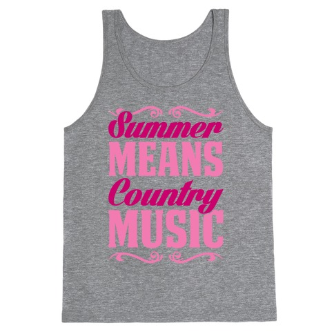 Summer Means Country Music Tank Top