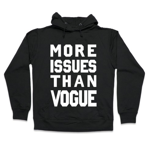 black vogue hoodie