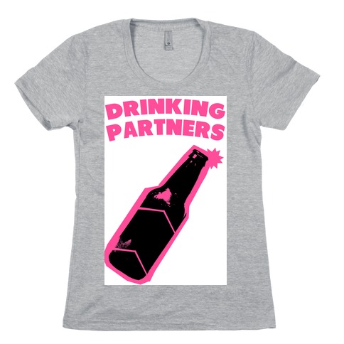 Drinking Partners (Pink) Womens T-Shirt