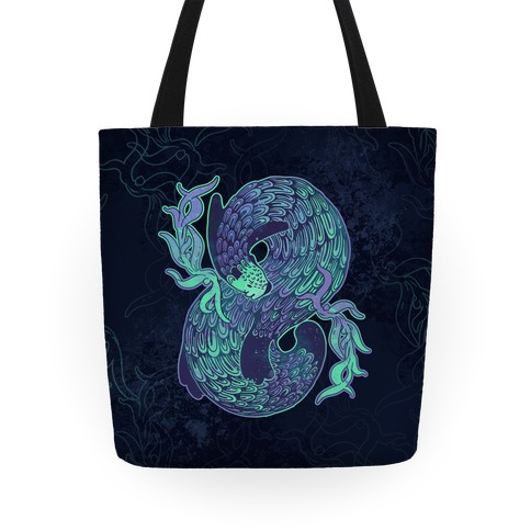 Swirling Wave Otter Tote