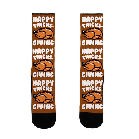 Happy Thicks-Giving Sock