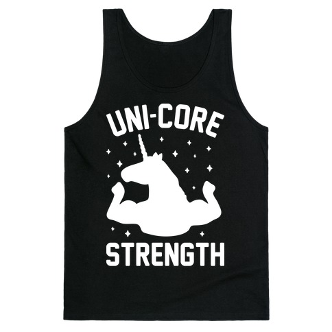 Uni-Core Strength (White) Tank Top
