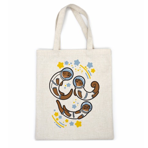 Otters In Space Casual Tote