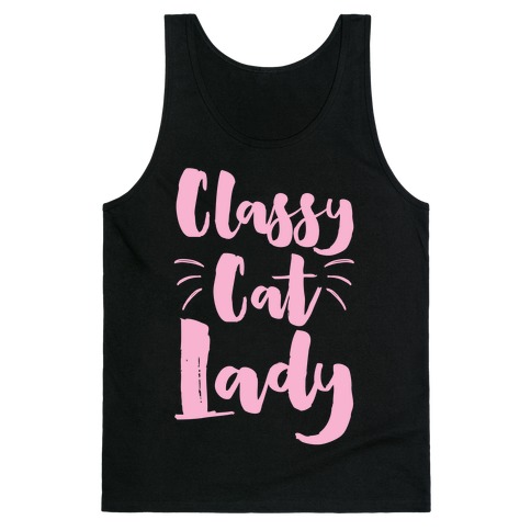 Classy Cat Lady Tank Top