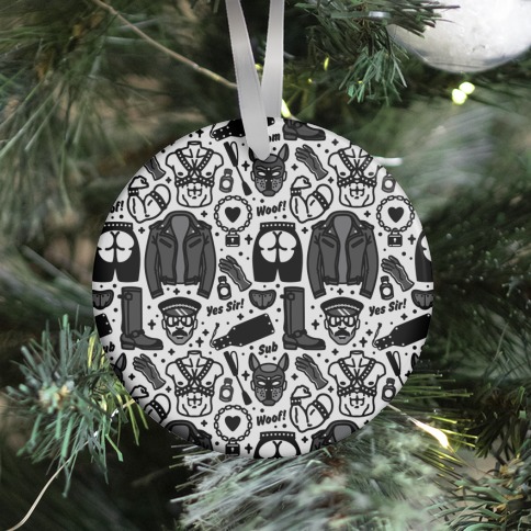 Leather Daddy Pattern Ornament