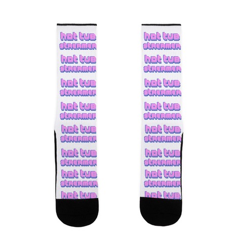 Purple Hot Tub Streamer Sock