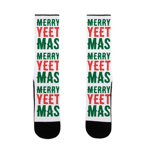 Merry Yeetmas Christmas Sock