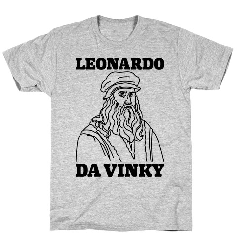 Leonardo Da Vinky Parody T-Shirt